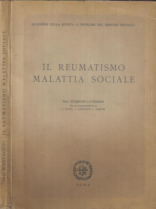 Il reumatismo malattia sociale - Tommaso Lucherini - copertina