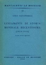 Lineamenti di storia mondiale recentissima (1919-1954)