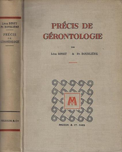 Précis de gèrontologie - Léon Binet - copertina