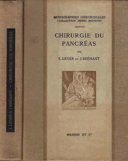 Chirurgie du pancréas - L. Leger - copertina