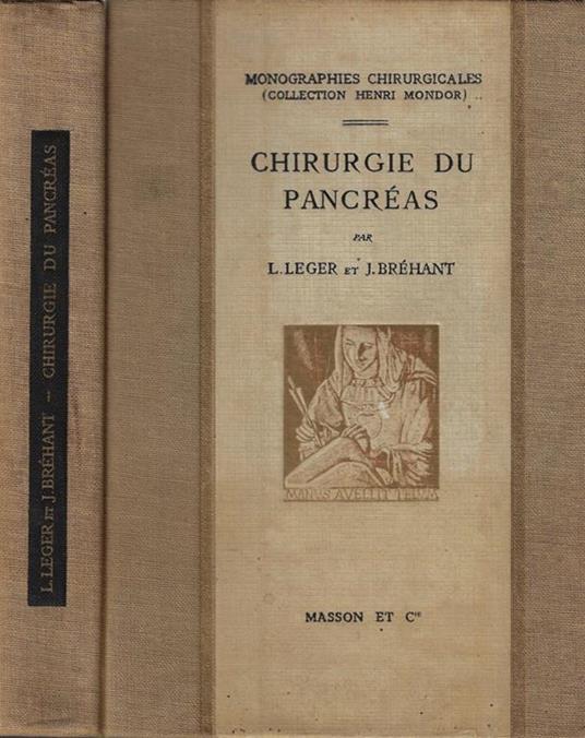 Chirurgie du pancréas - L. Leger - copertina