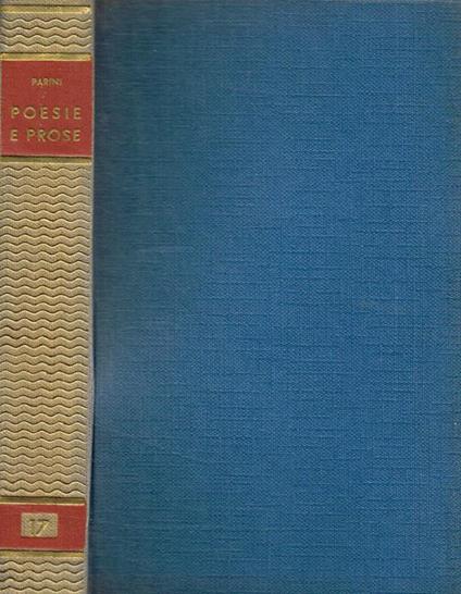 Poesie e prose - Giuseppe Parini - copertina