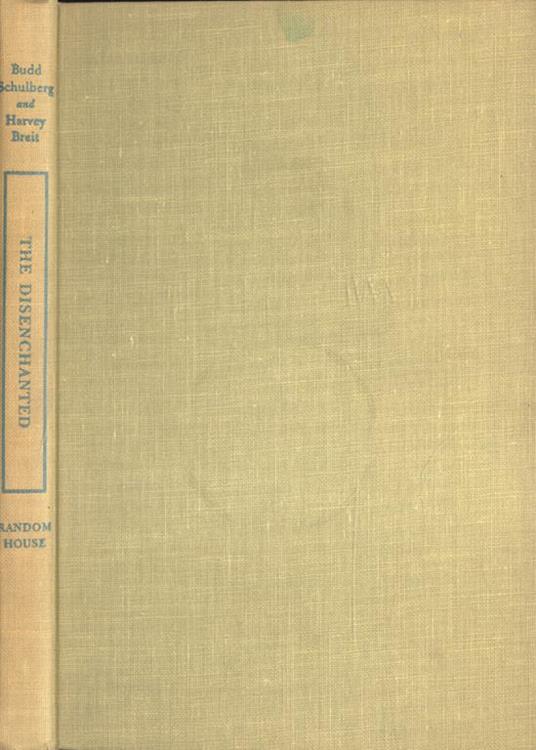 The disenchanted - Budd Schulberg - copertina