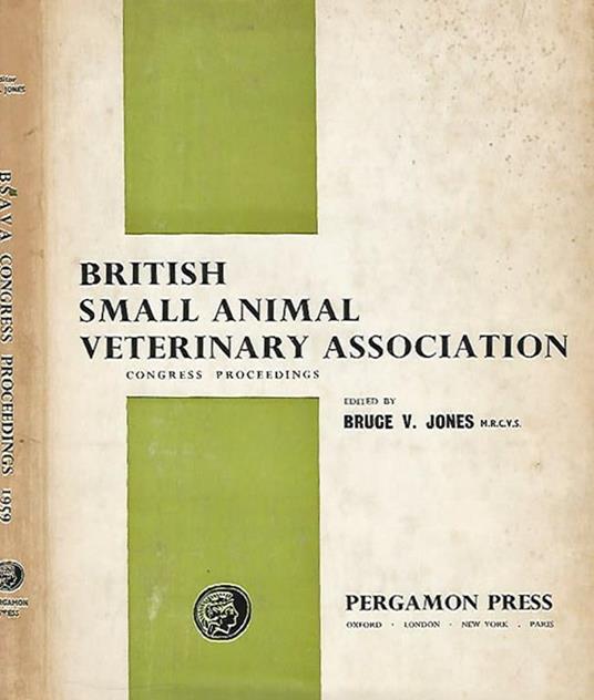 Brithish Small Animal Veterinary Association: Congress Proceeding 1959 - copertina