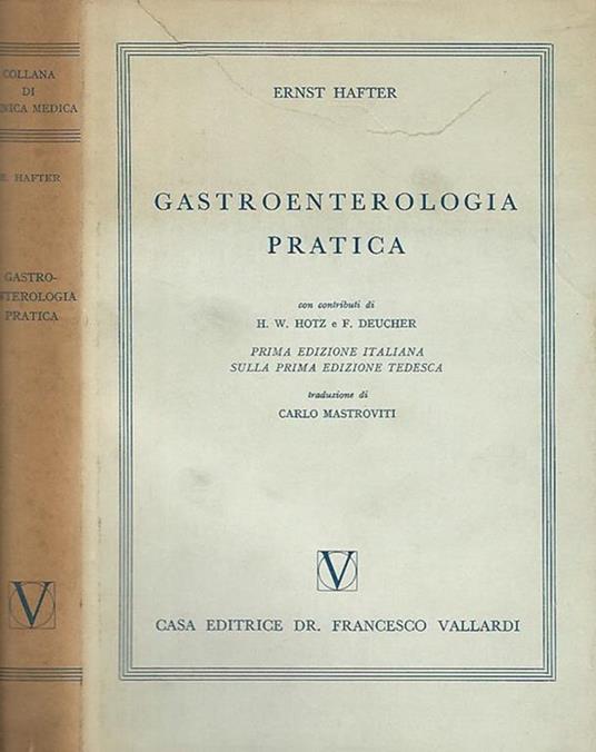 Gastroenterologia pratica - Ernst Hafter - copertina