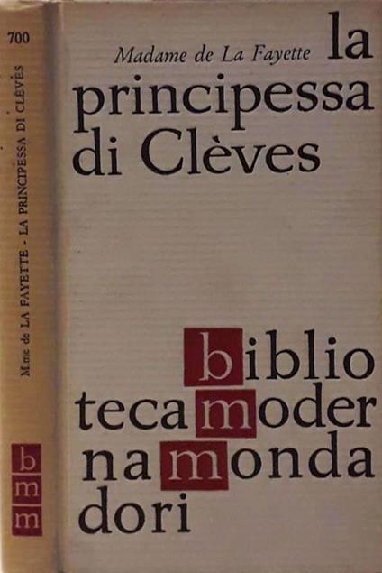 La principessa di Clèves - M. Madeleine La Fayette - copertina