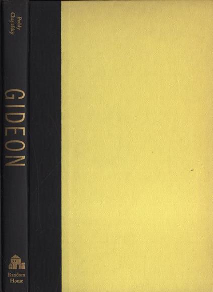 Gideon - Paddy Chayefsky - copertina