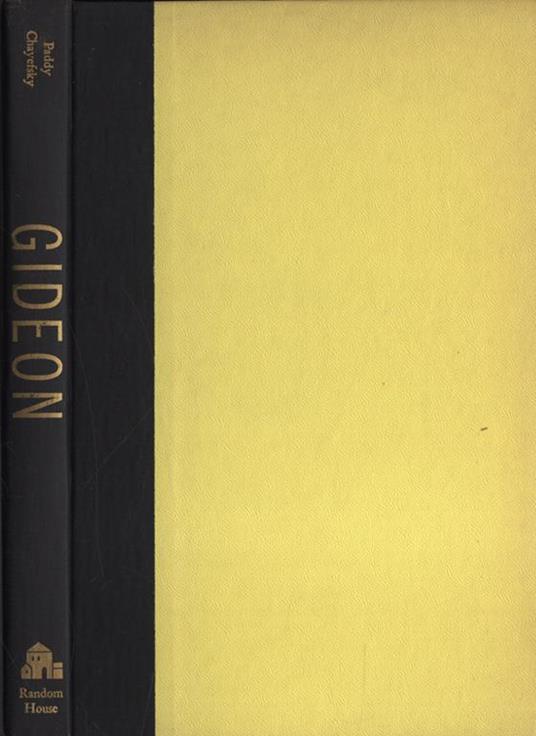 Gideon - Paddy Chayefsky - copertina