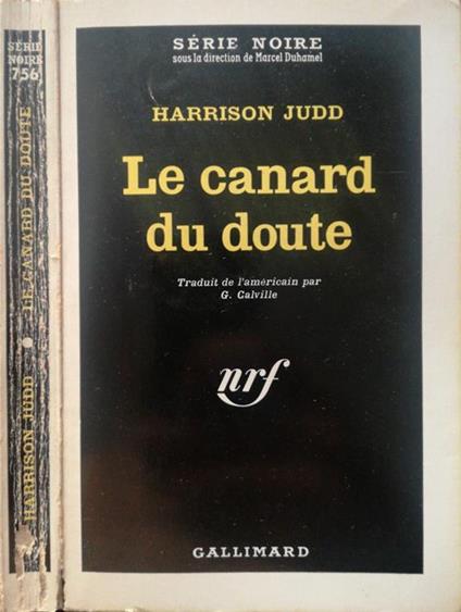 La canard du doute - Harrison Judd - copertina