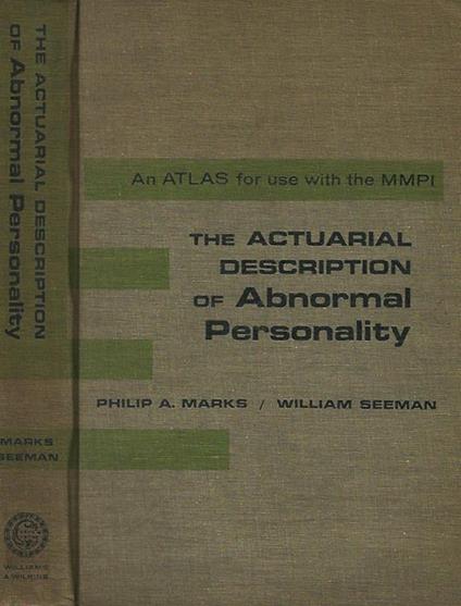 Actuarial Description of Abnormal Personality - copertina