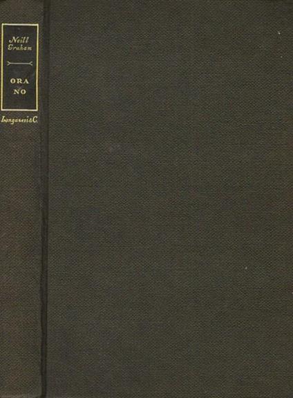 Ora no - Neill Graham - copertina