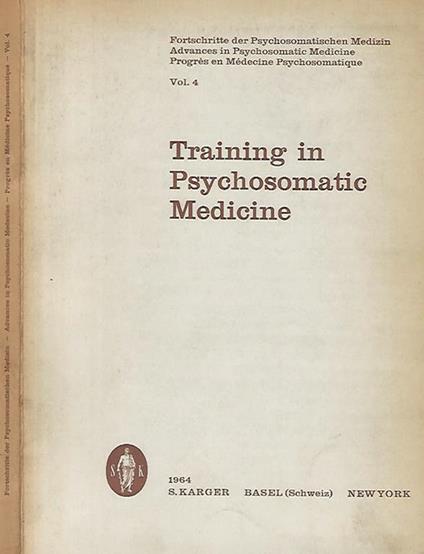 Training in Psychosomatic Medicine - copertina