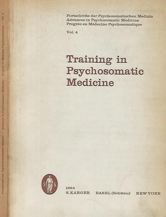 Training in Psychosomatic Medicine - copertina