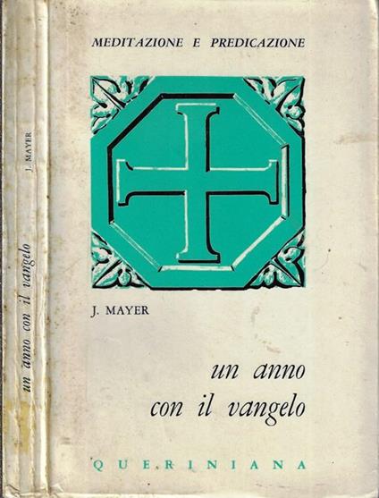 Un anno con il Vangelo - J. Mayer - copertina
