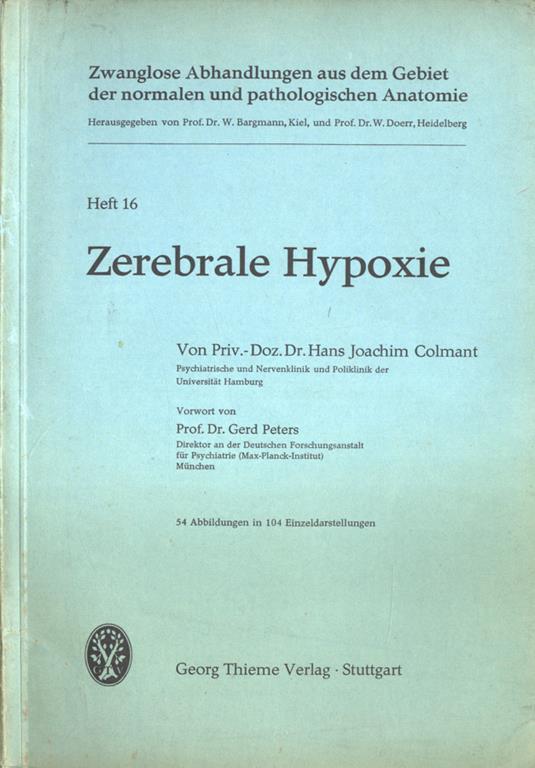 Zerebrale hypoxie - copertina