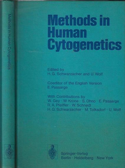 Methods in human cytogenetics - Hans G. Schwarzacher - copertina