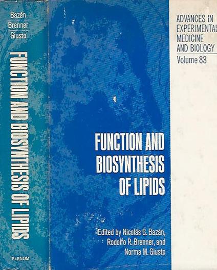 Function and biosynthesis of lipids - copertina