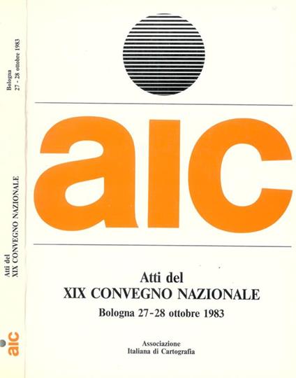Aic. Atti Del Xix Convegno Nazionale - copertina
