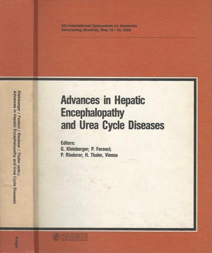Advances in Hepatic Encephalopathy and Urea Cycle Diseases - copertina
