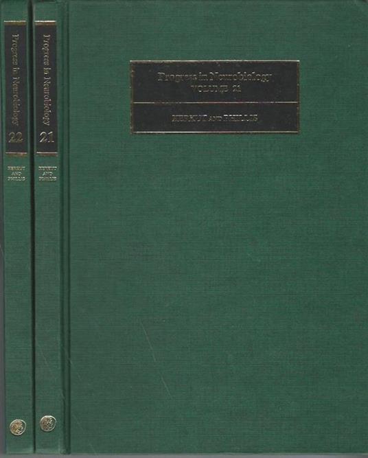 Progress in Neurobiology, volume 21 e 22 - copertina