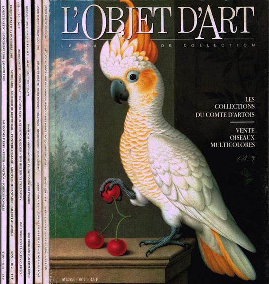L' object d'Art. 1988 - copertina