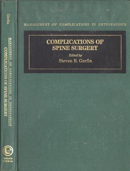 Complications of spine surgery - copertina