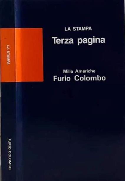 Mille Americhe - Furio Colombo - copertina