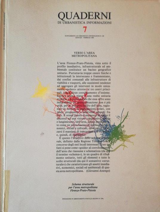 Schema strutturale per l'area metropolitana Firenze-Prato-Pistoia - copertina