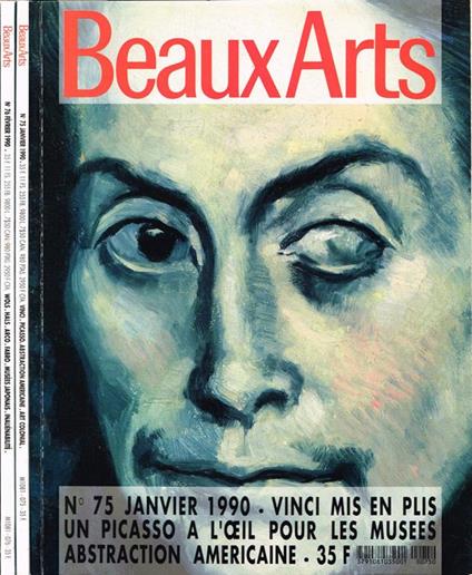 Beaux Arts Magazine. anno 1990 - copertina