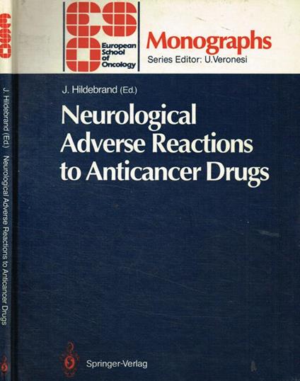 Neurological adverse reactions to anticancer drugs - J. Hildebrand - copertina