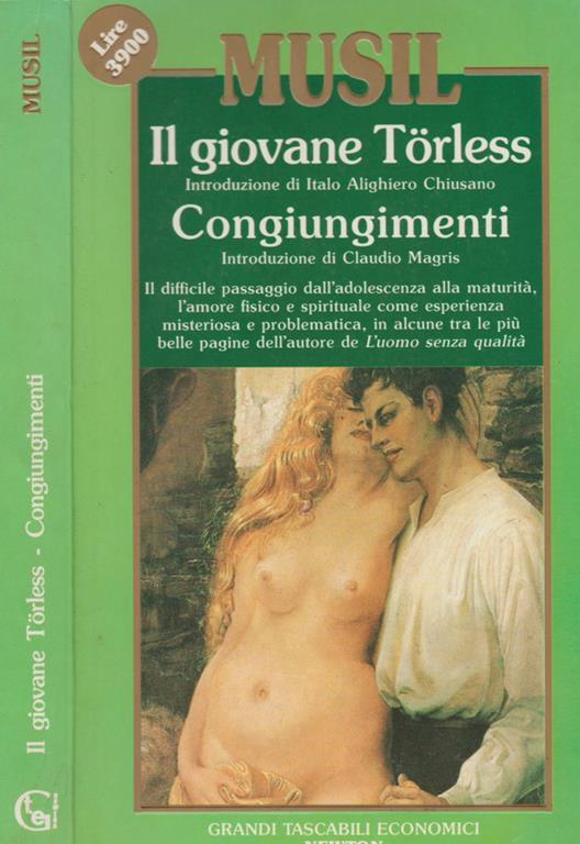 Il giovane Torless - Congiungimenti - Robert Musil - copertina