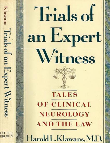 Trials of an Expert Witness. Tales of clinical neurology and the law - copertina