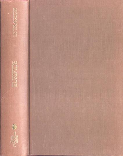 Le tragedie - Euripide - copertina