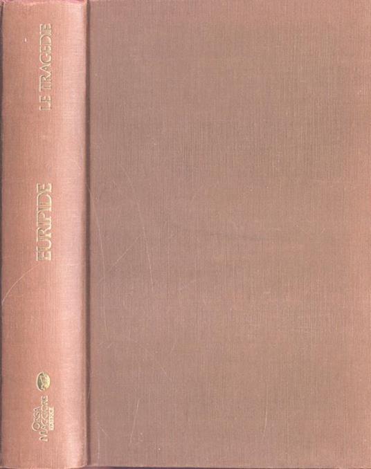 Le tragedie - Euripide - copertina