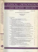 Clinical orthopaedics and related research, n. 274