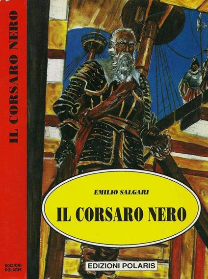 Il corsaro nero - Emilio Salgari - copertina