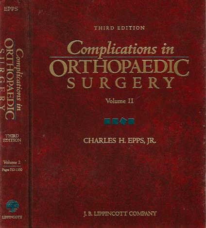 Complications in Orthopaedic Surgery vol. II - copertina