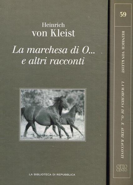 La marchesa di O…e altri racconti - Heinrich von Kleist - copertina