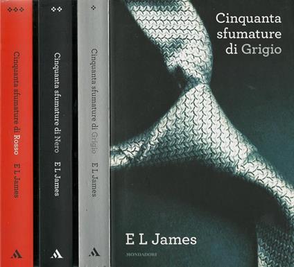 Cinquanta sfumature (Grigio, Nero e Rosso) di: E L James - copertina