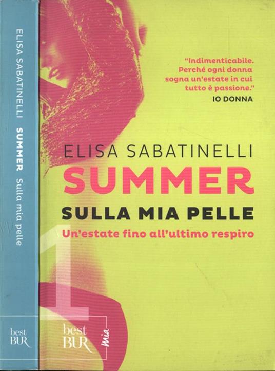 Summer. Sulla mia pelle - Elisa Sabatinelli - copertina