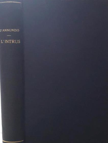 L' Intrus - Gabriele D'Annunzio - copertina