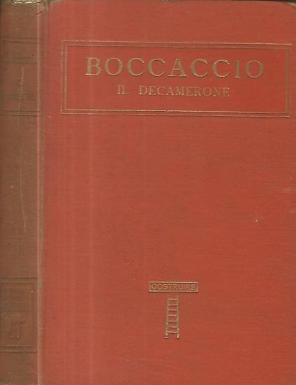 Il Decamerone - Giovanni Boccaccio - copertina