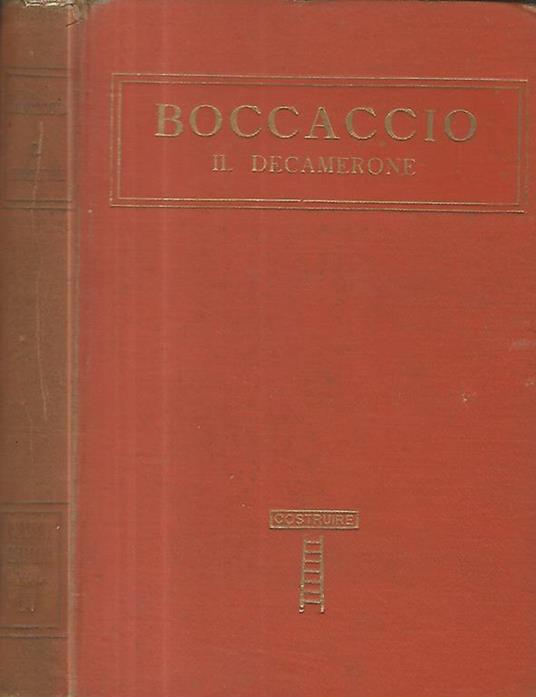 Il Decamerone - Giovanni Boccaccio - copertina