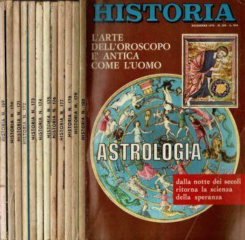 Historia 1972. N. : 169, 170, 171, 172, 173, 174, 175, 176, 177, 178, 179, 180. Mensile illustrato di Storia - copertina