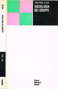 Sociologia dei gruppi - Josephine Klein - copertina