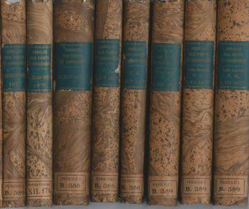 Annales des Ponts et Chausses (Anno 1868). Memoires et documents - Lois Decrets arretas etc - Personnel - Tables General - copertina