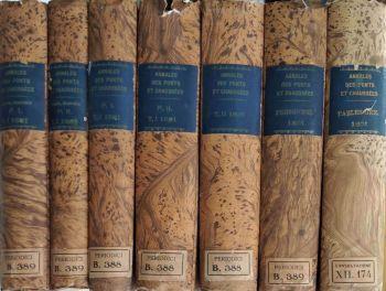 Annales des Ponts et Chausses (Anno 1891). Memoires et documents - Lois Decrets arretas etc - Personnel - Tables General - copertina