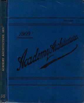 Academy architecture and architectural review 1909 volume 35 - copertina