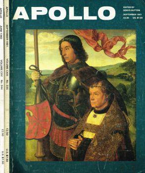Apollo. The magazine of the arts n.235, 244 - Denys Sutton - copertina
