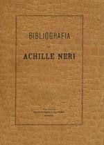Bibliografia di Achille Neri